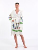 Parrots Kapşonlu Pareo