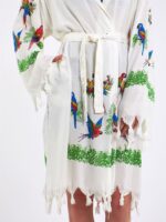 Parrots Kapşonlu Pareo