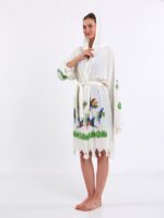 Parrots Kapşonlu Pareo