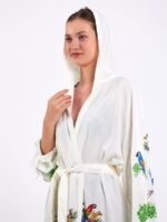 Parrots Kapşonlu Pareo