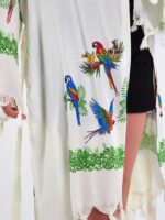 Parrots Kapşonlu Pareo