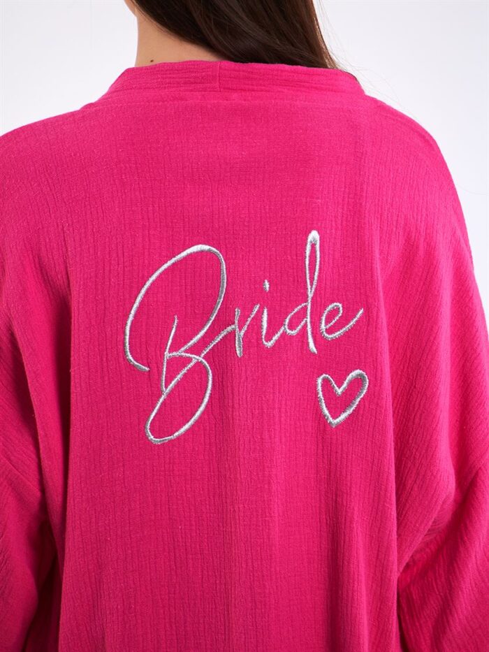Pembe Bride Kısa Kimono Pembe Bride Kısa Kimono