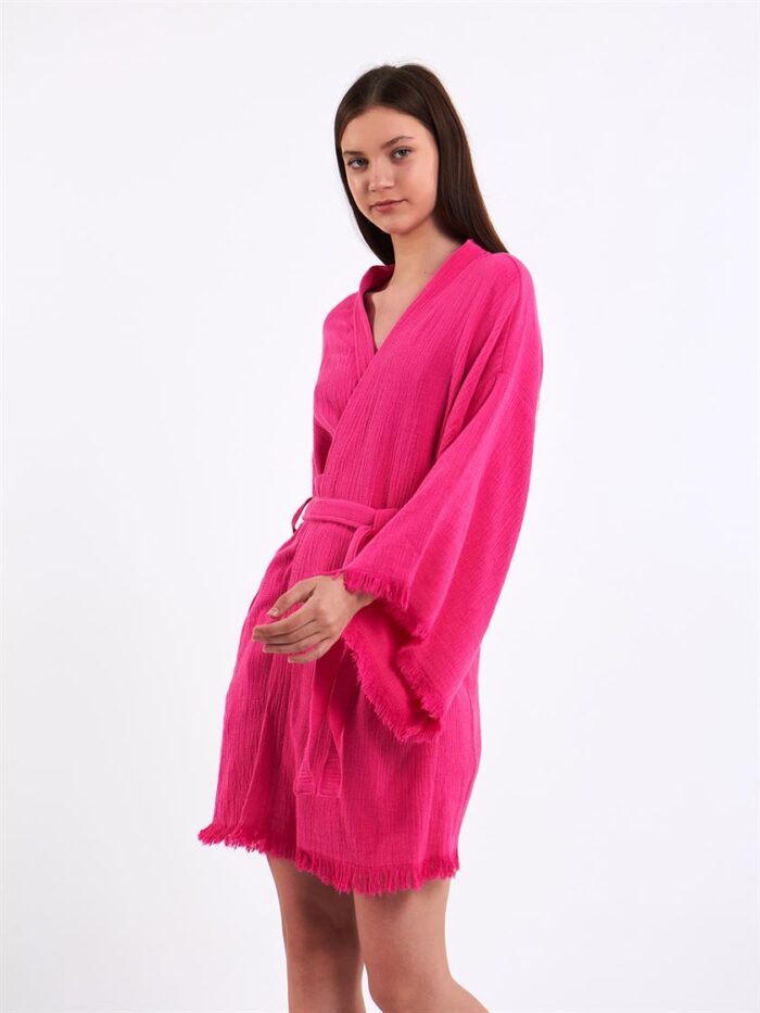 Pembe Bride Kısa Kimono Pembe Bride Kısa Kimono