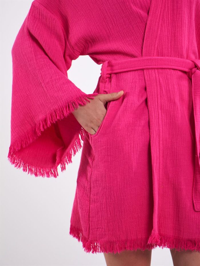 Pembe Bride Kısa Kimono Pembe Bride Kısa Kimono