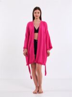 Pembe Bride Kısa Kimono