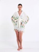 Sea Life Kapşonlu Kısa Pareo