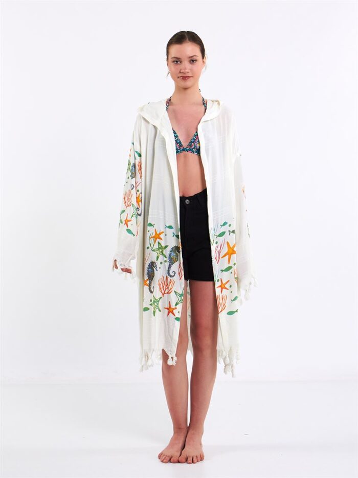 صوفية بقلنسوة سي لايف بغطاء للرأس