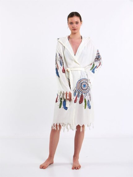Tribal Pareo mit Kapuze