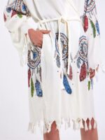 Tribal Kapşonlu Pareo