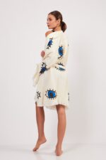 Blue Eye Pamuklu Müslin Kimono - Image 3