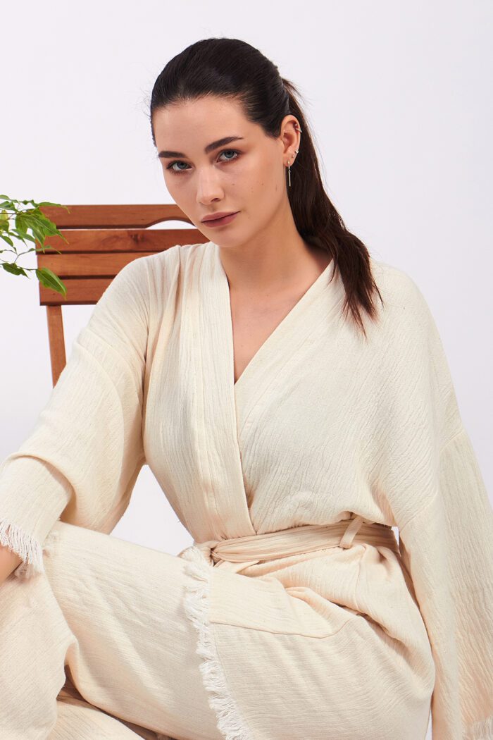 classic-pamuklu-muslin-kimono-takim Classic Pamuklu Müslin Kimono Takım - Görsel 6
