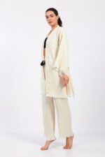 Classic Pamuklu Müslin Kimono Takım - Görsel 19