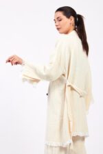 Classic Pamuklu Müslin Kimono Takım - Görsel 4