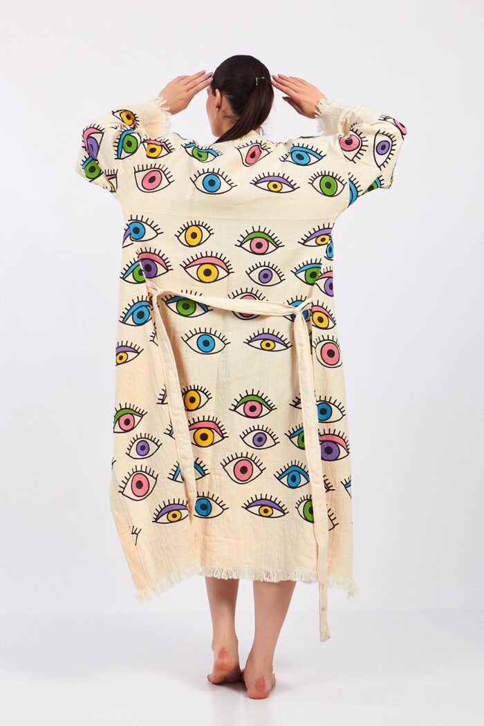 colourful-eyes-printed-cotton-muslin-kimono Colorful Eyes TaŠBaskılı Pamuklu Müslin Kimono - Image 9