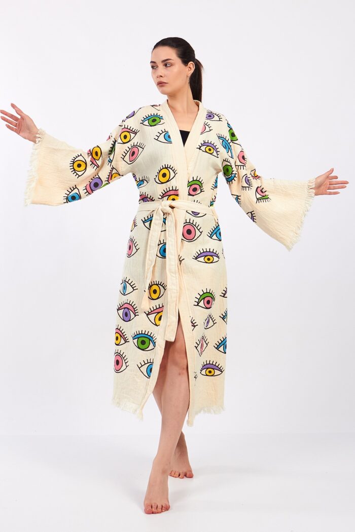 colourful-eyes-printed-cotton-muslin-kimono Colorful Eyes TaŠBaskılı Pamuklu Müslin Kimono - Image 7
