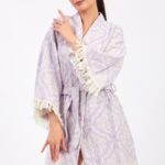 كيمونو من قطن الجاكار الدمشقي الموسلين