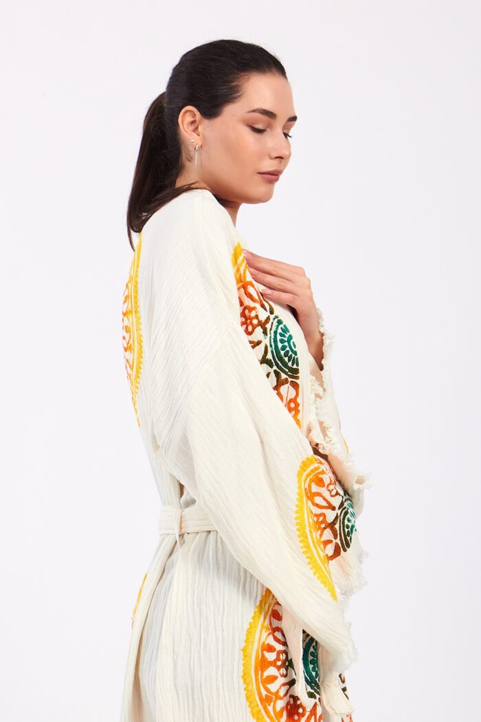 mandala-cotton-muslin-bed Mandala Pamuklu Müslin Bornoz - Image 4