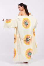 Mandala Pamuklu Müslin Bornoz - Image 11