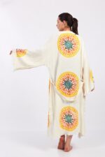 Mandala Pamuklu Müslin Bornoz - Image 10