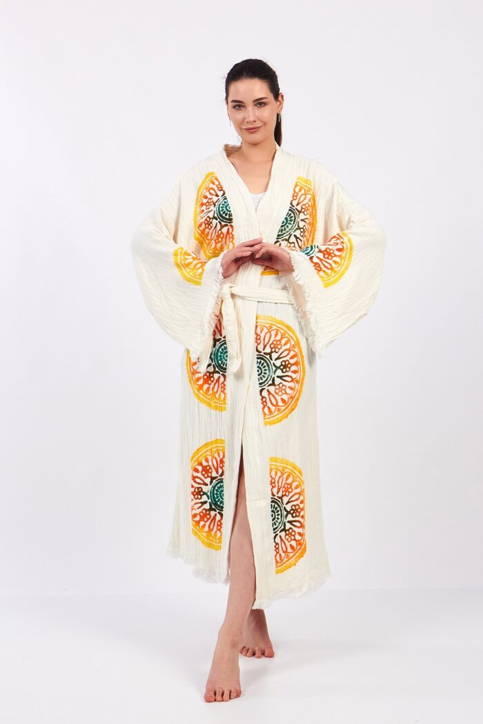 mandala-cotton-muslin-bed Mandala Pamuklu Müslin Bornoz - Image 9