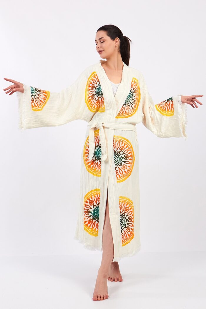 mandala-cotton-muslin-bed Mandala Pamuklu Müslin Bornoz - Image 8