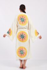 Mandala Pamuklu Müslin Bornoz - Image 2