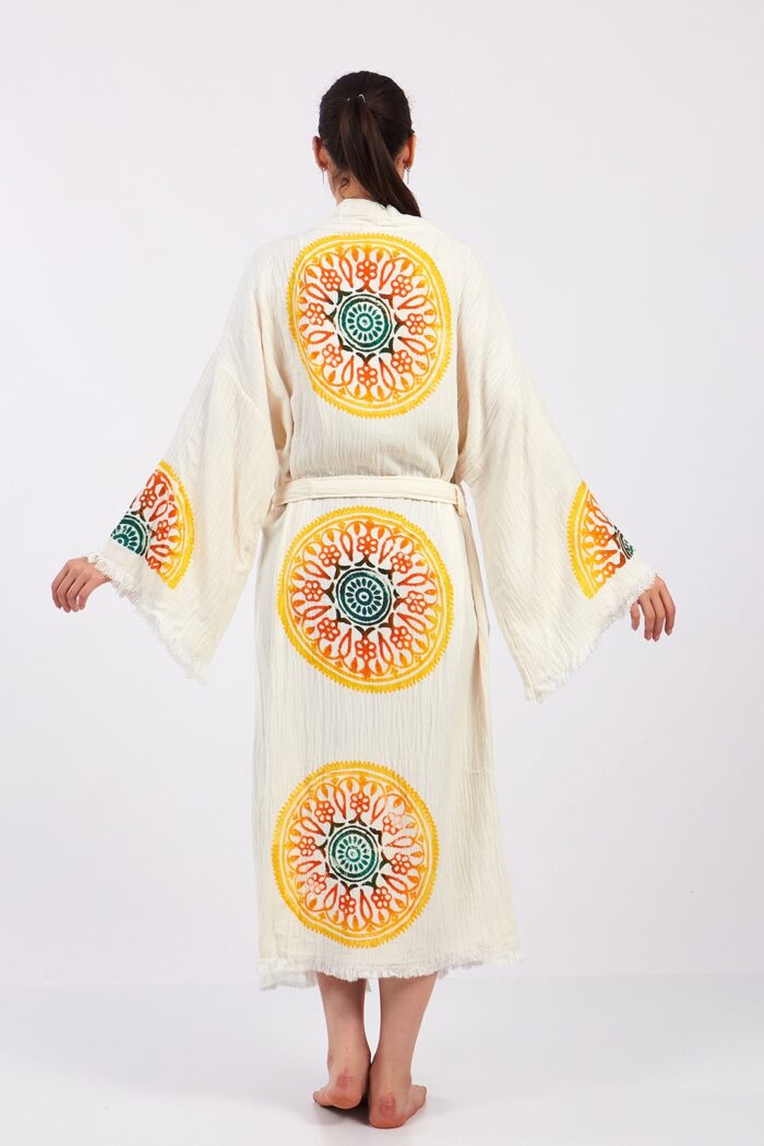 mandala-cotton-muslin-bed Mandala Pamuklu Müslin Bornoz - Image 2