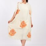 Orange Tree Baumwolle Musselin Surf Poncho