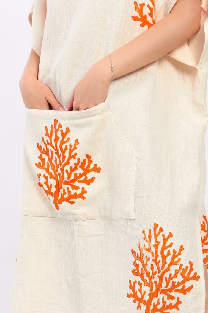orange-tree-pamuklu-muslin-sorf-pancosu Orange Tree Pamuklu Müslin Sörf Pançosu - الصورة 3