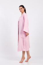 Pinky Pamuklu Müslin Bornoz - الصورة 11