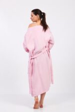 Pinky Pamuklu Müslin Bornoz - الصورة 9