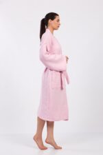 Pinky Pamuklu Müslin Bornoz - الصورة 5