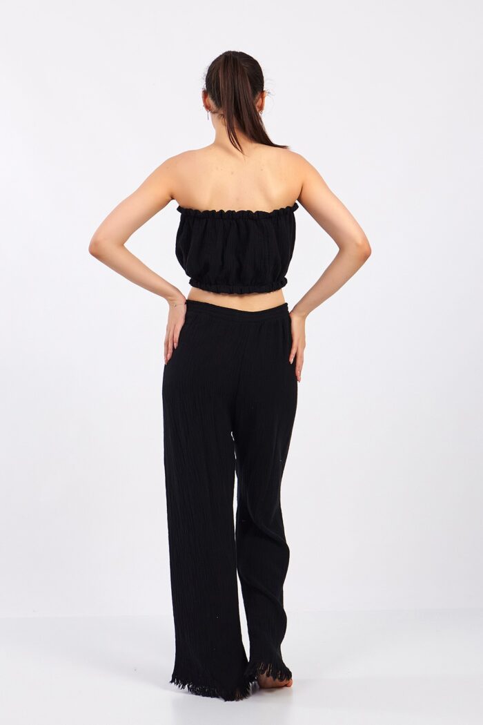 black-cotton-muslin-crop Siyah Pamuklu Müslin Crop - Image 10
