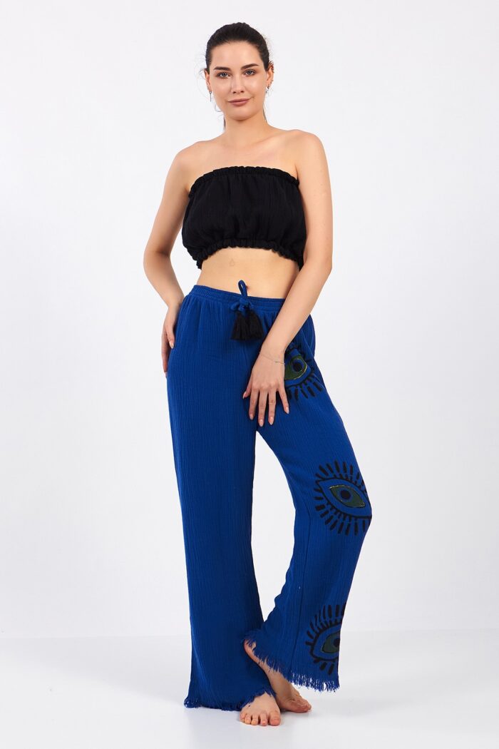 black-cotton-muslin-crop Siyah Pamuklu Müslin Crop - Image 8