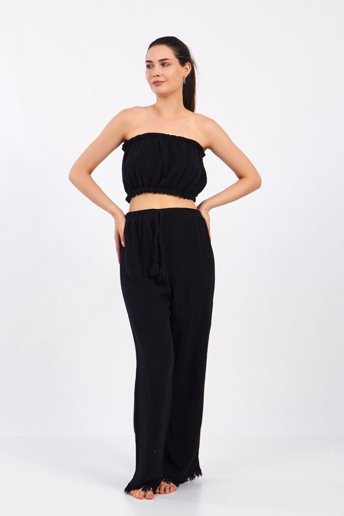 black-cotton-muslin-crop Siyah Pamuklu Müslin Crop - Image 13