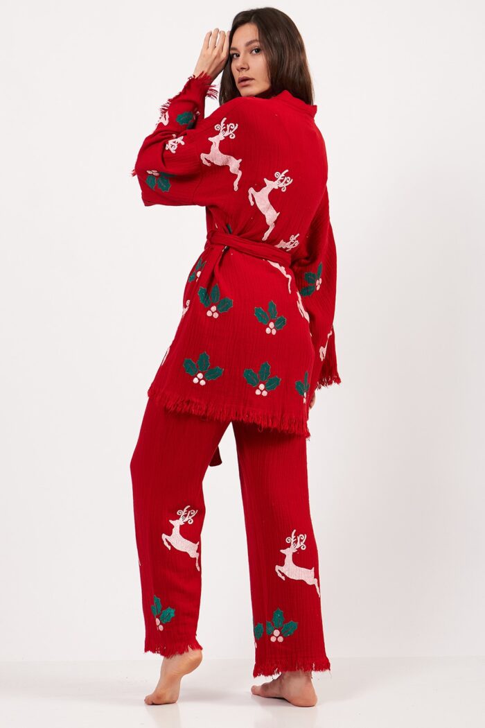 Christmas Müslin Kimono Takım - Image 14