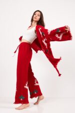 Christmas Müslin Kimono Takım - Image 17