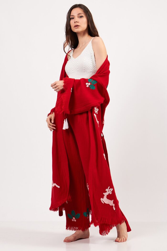 Christmas Müslin Kimono Takım - Image 10