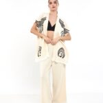 Anka Pantolonlu Müslin Yelek