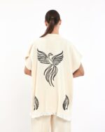 سترة موسلين مع بنطلون أنكا