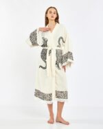 Big Leopard Kimono