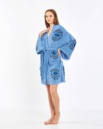 Blue Eye Kısa Blue Kimono