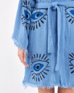 Blue Eye Kısa Blue Kimono
