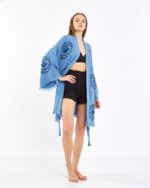 Blue Eye Kısa Blue Kimono