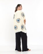 Blue Eye Siyah Pantolonlu Müslin Yelek