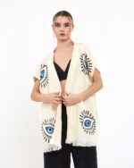 Blue Eye Siyah Pantolonlu Müslin Yelek