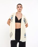 Blue Eye Siyah Pantolonlu Müslin Yelek