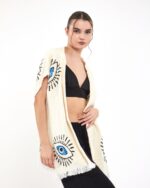 Blue Eye Siyah Pantolonlu Müslin Yelek