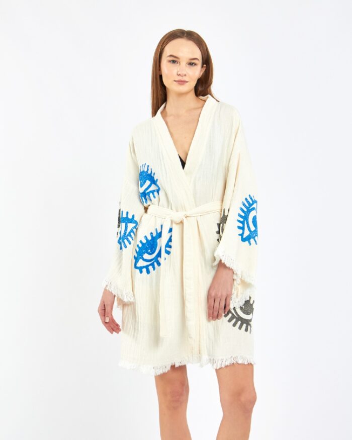 Colorful Eyes Şortlu Takım Kimono Colorful Eyes Şortlu Takım Kimono