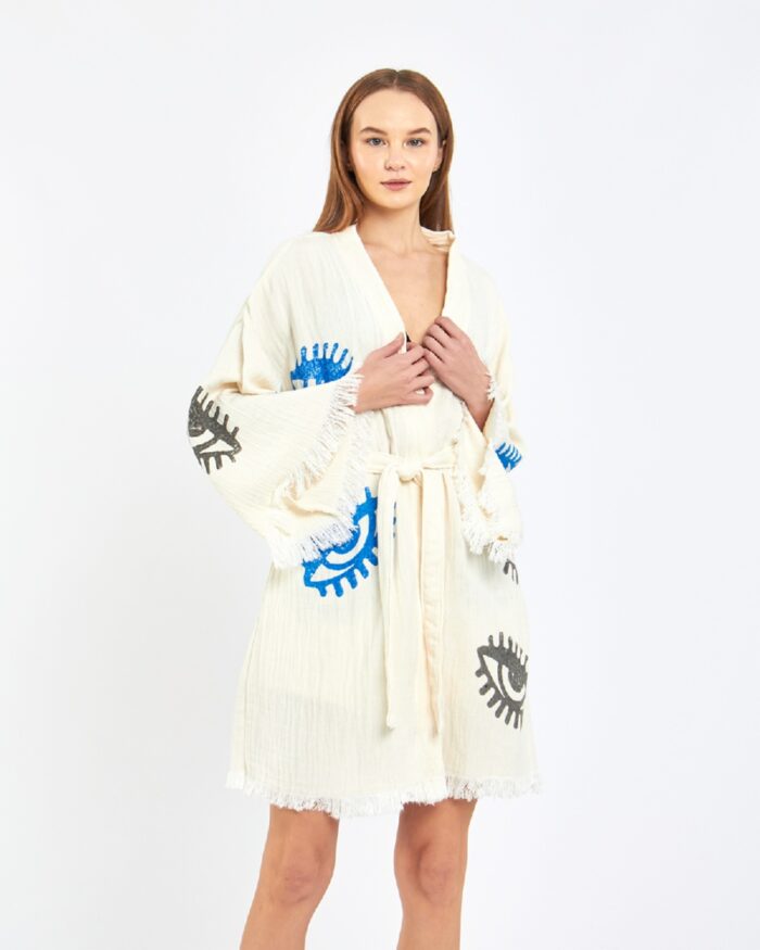 Colorful Eyes Şortlu Takım Kimono Colorful Eyes Şortlu Takım Kimono